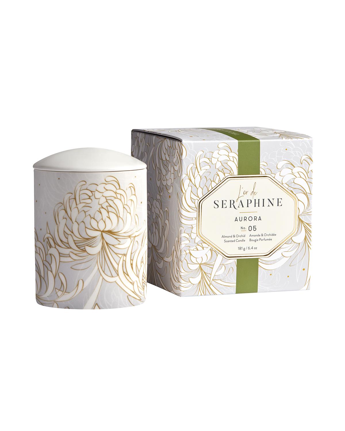 L'or de Seraphine 6.4 oz. Aurora Medium Candle | Neiman Marcus