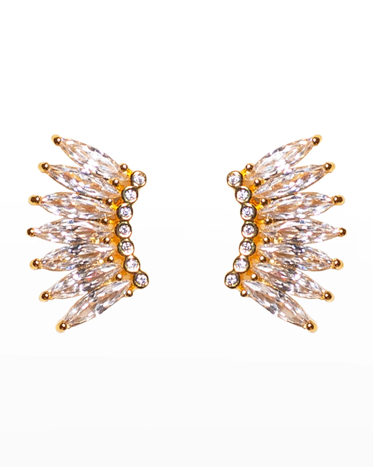 Mignonne Gavigan Crystal Madeline Earrings - Pink Multi