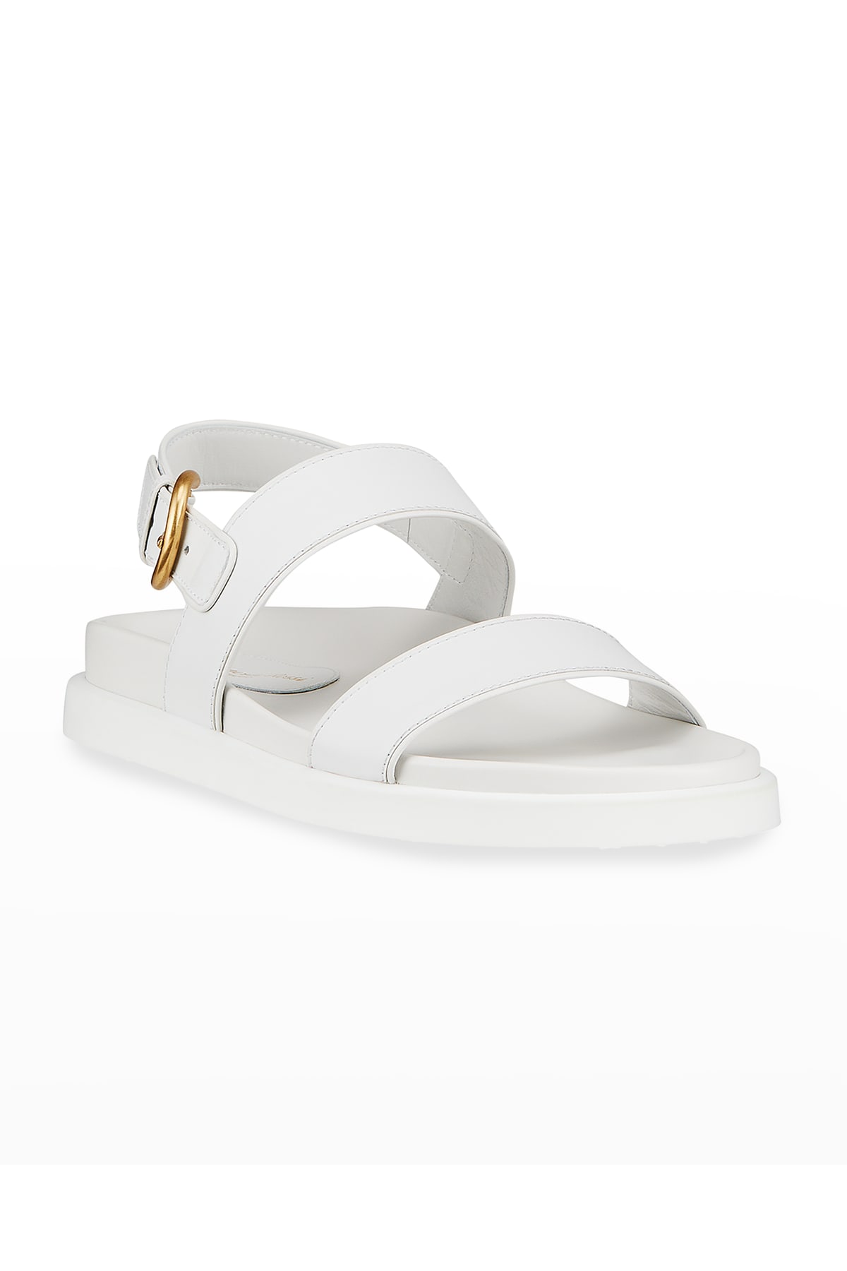 gianvito rossi bilbao leather slingback sandals