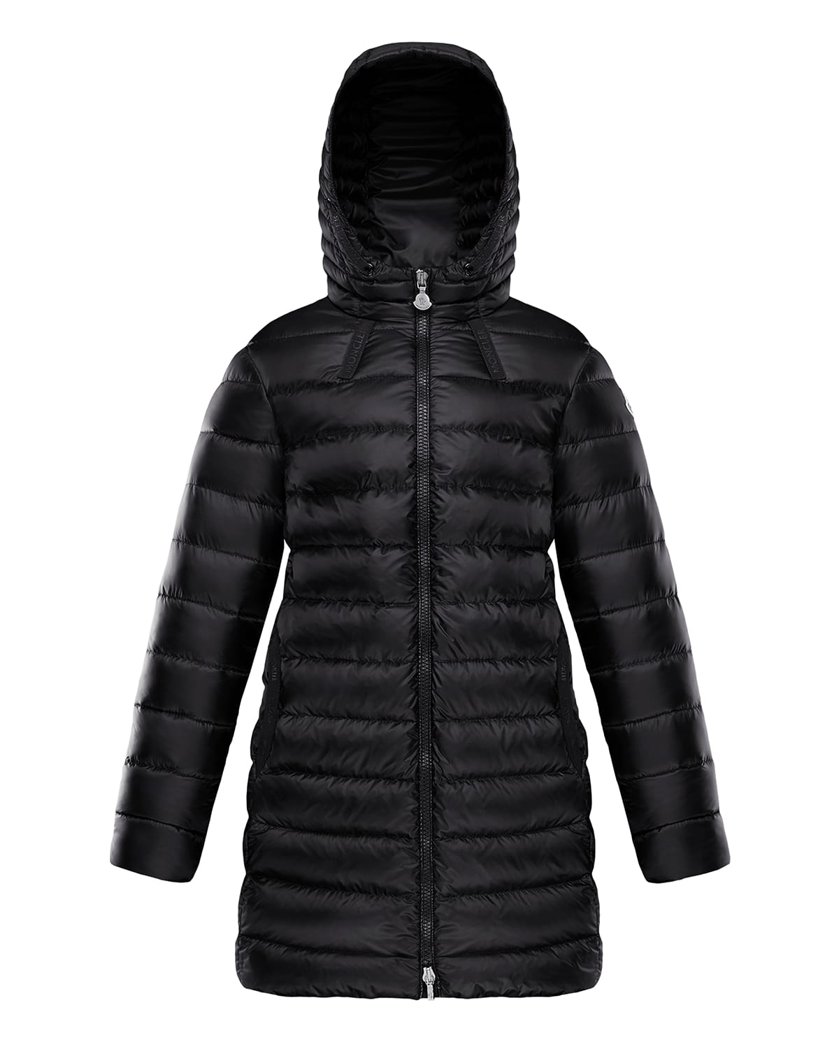 thin black puffer jacket