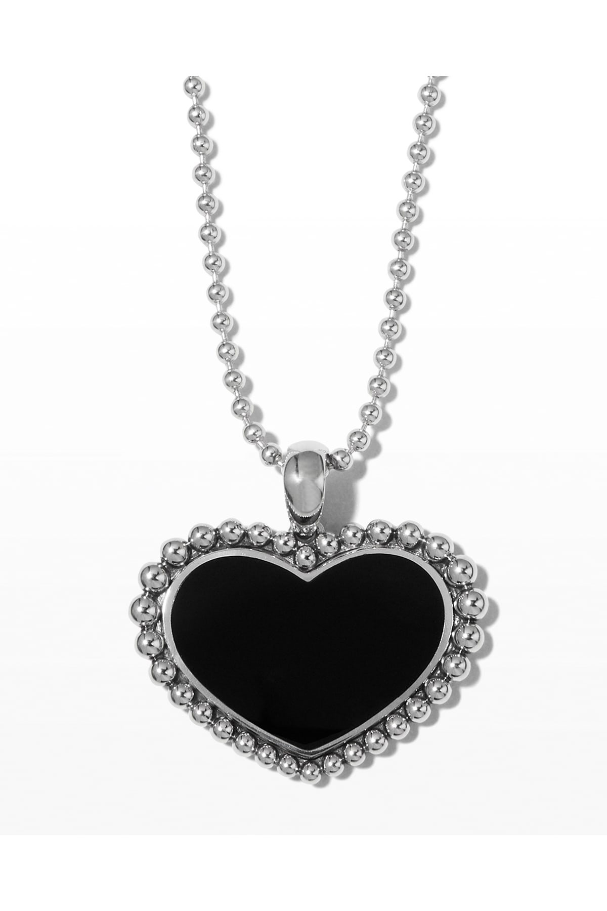 LAGOS Maya 28mm Lapis Inlay Heart Pendant Necklace