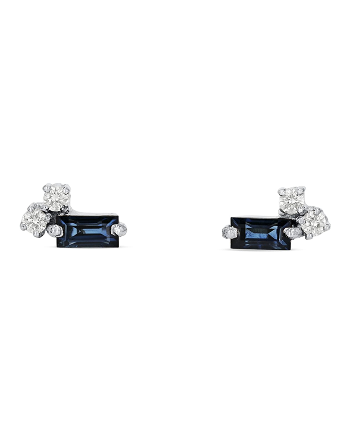 Paul Morelli Small Stellanise Blue Sapphire & Diamond Stud Earrings ...