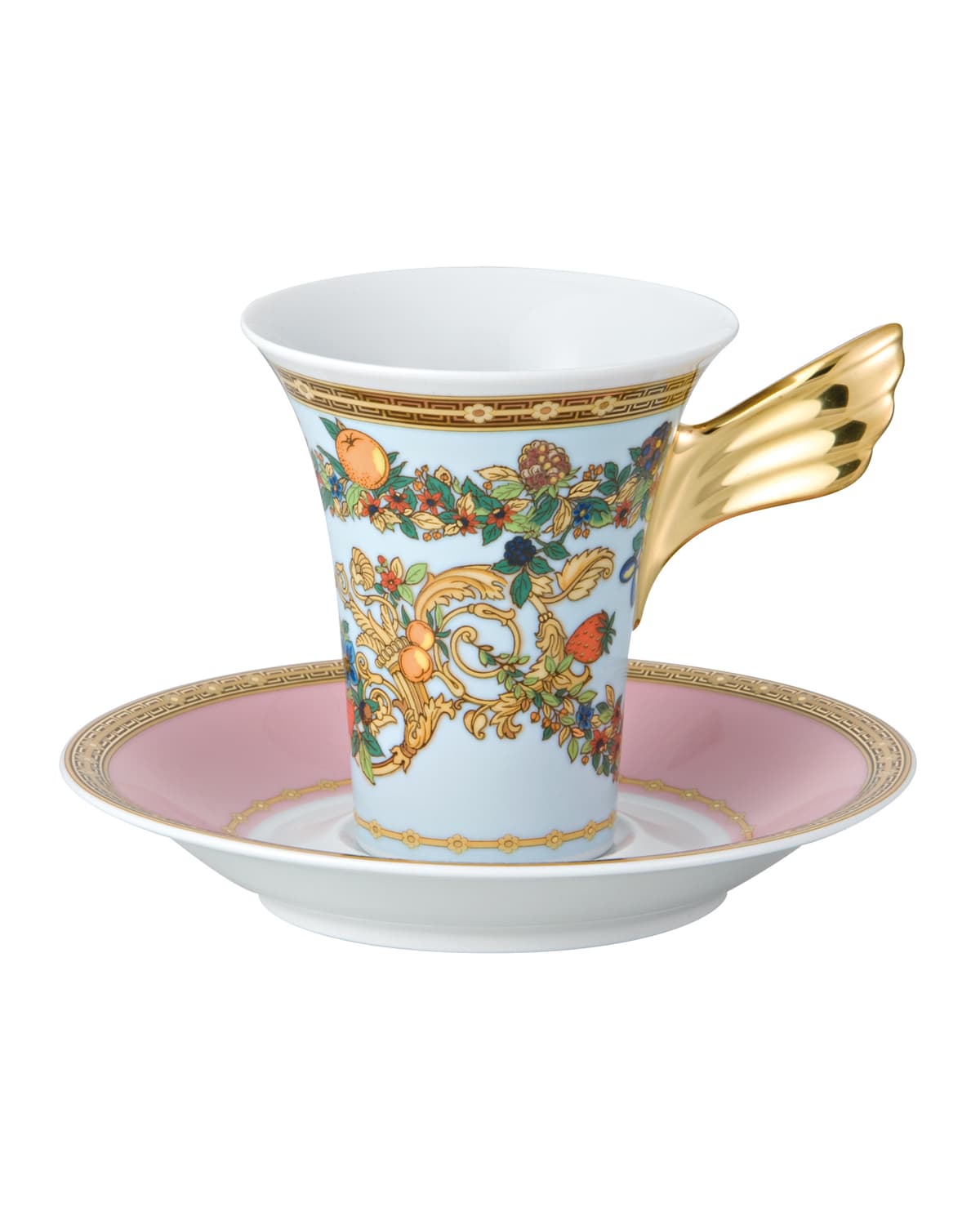 Versace Medusa Gala Gold A.D. Cup & Saucer Neiman Marcus