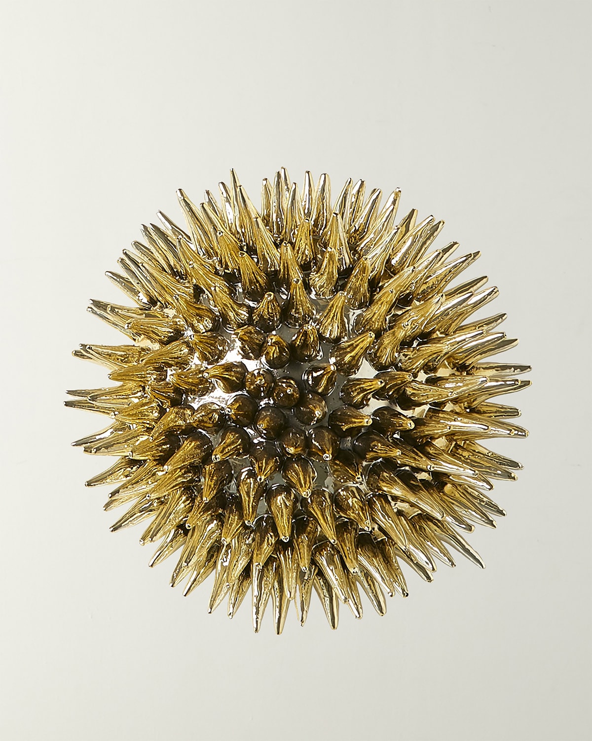 Ashley Childers for Global Views Urchin Small Wall Decor, Gold Neiman