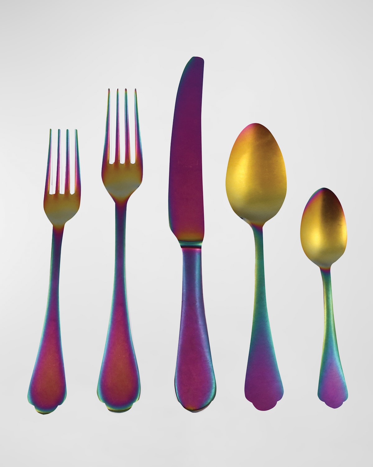 Mepra Dolce Vita Champagne 5Piece Flatware Set Neiman Marcus