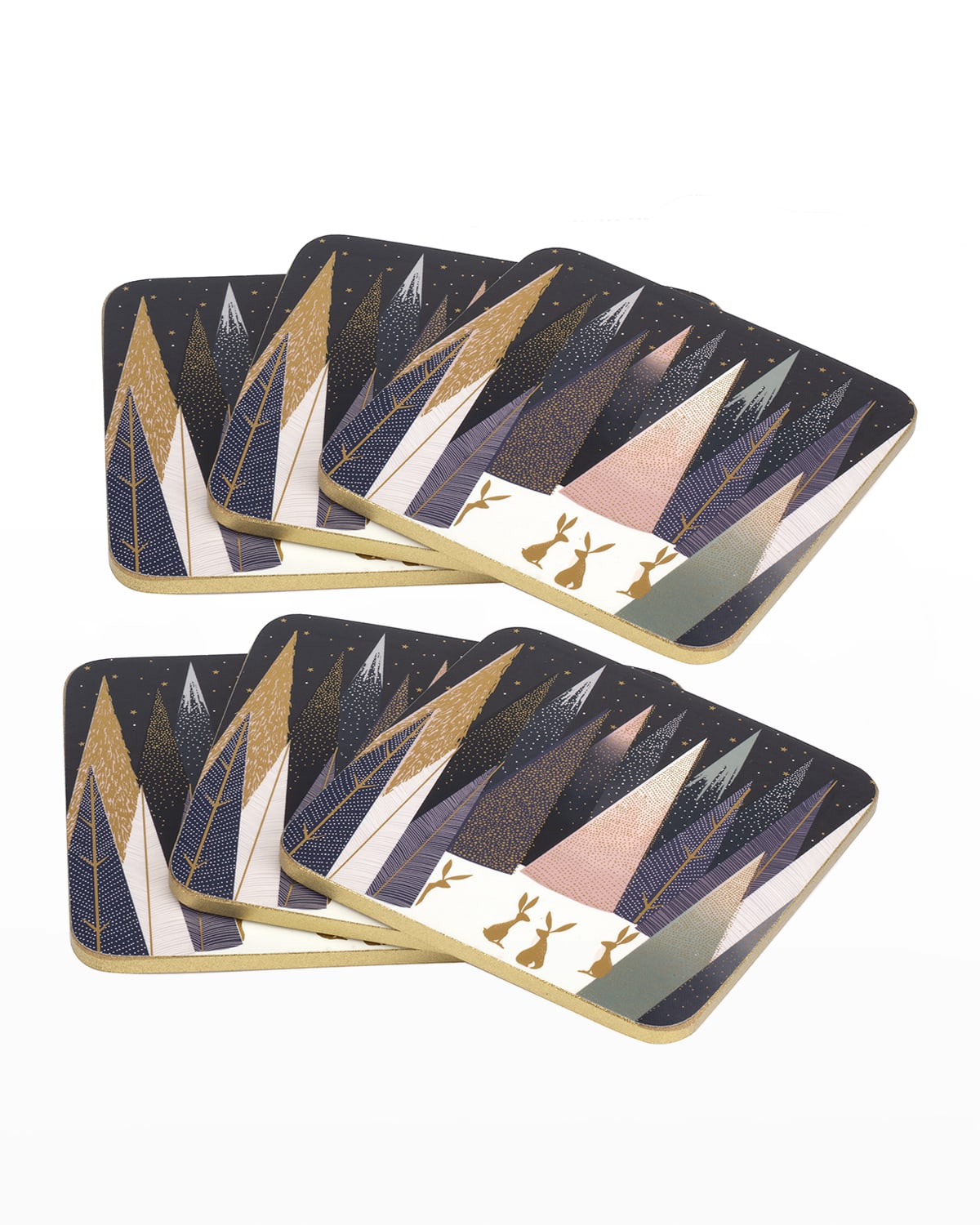 Sara Miller Frosted Pines Placemats, Set of 4 Neiman Marcus