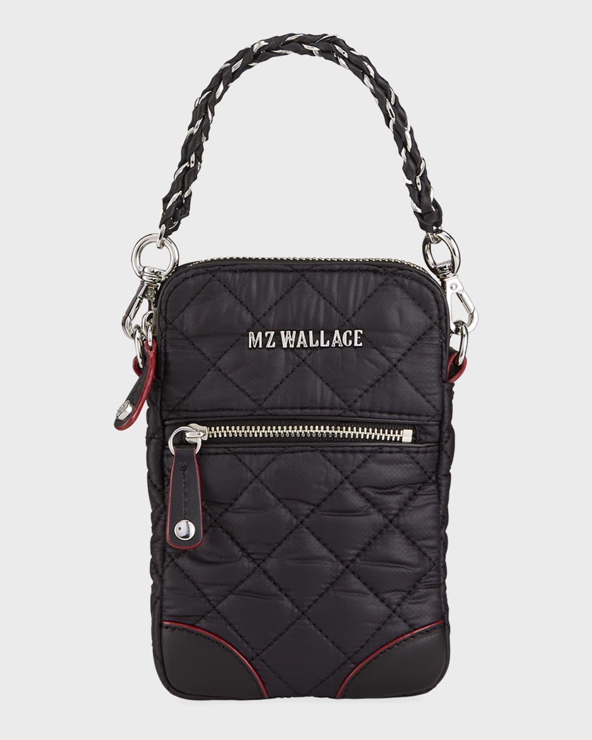 MZ WALLACE Crosby Zip Quilted Nylon Crossbody Bag Neiman Marcus