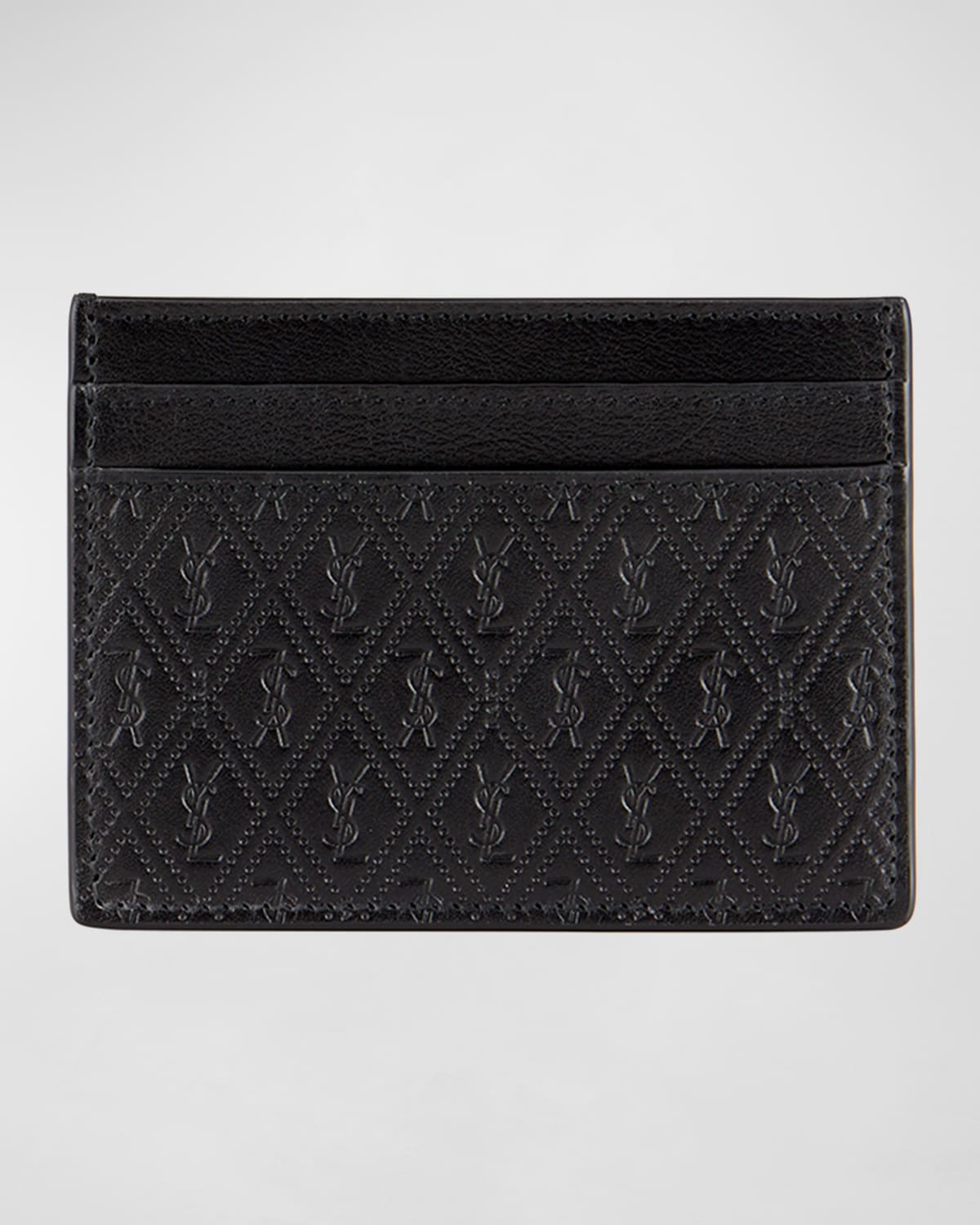 Saint Laurent Men's Paris Python Card Case Neiman Marcus