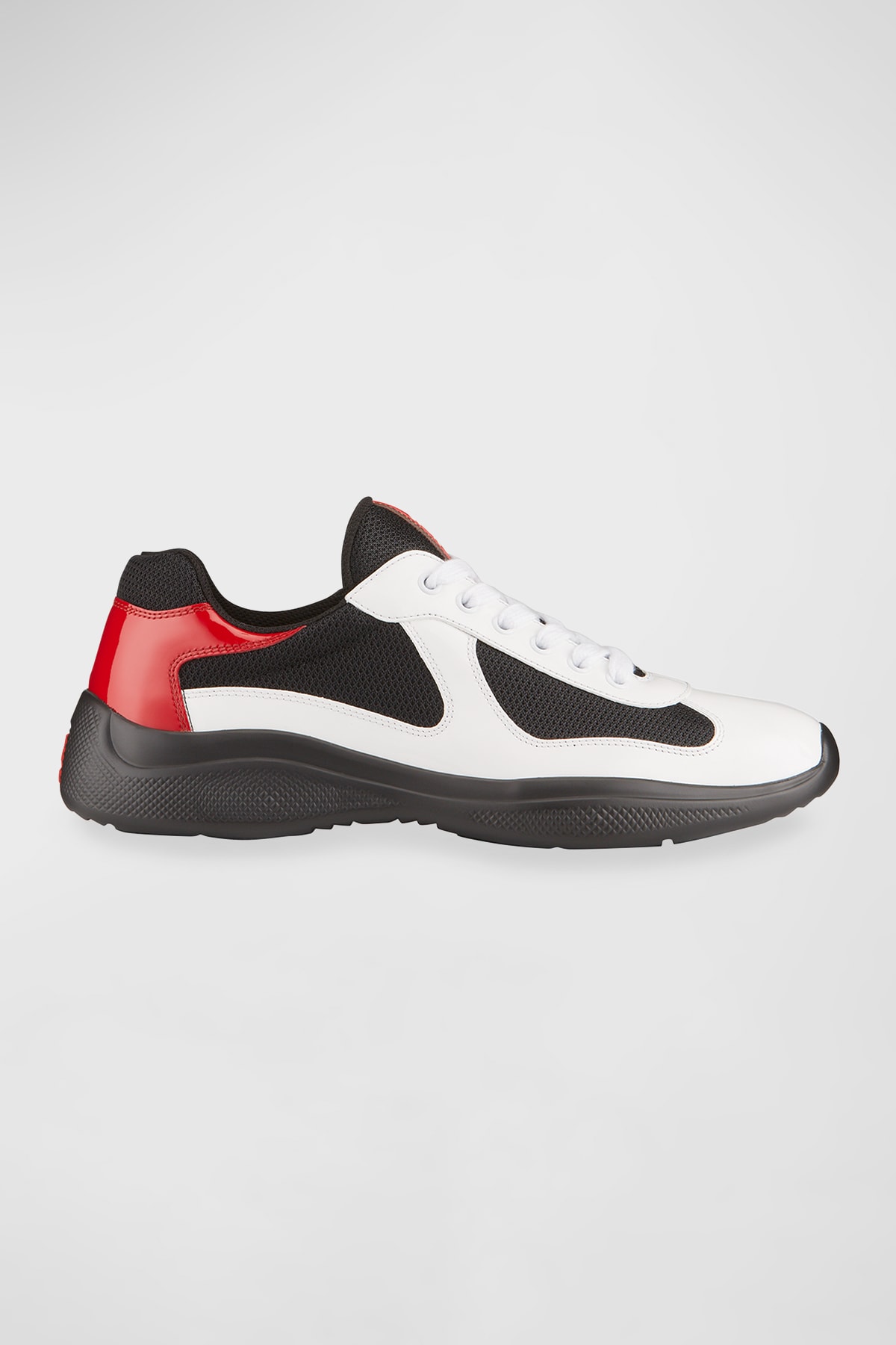 leather sneakers prada
