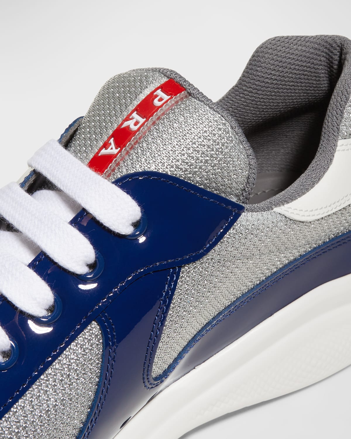 prada men's america's cup leather sneaker