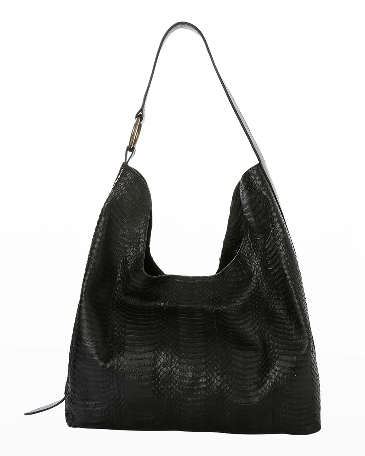 ADRIANA CASTRO Meissa Python Hobo Shoulder Bag | Neiman Marcus