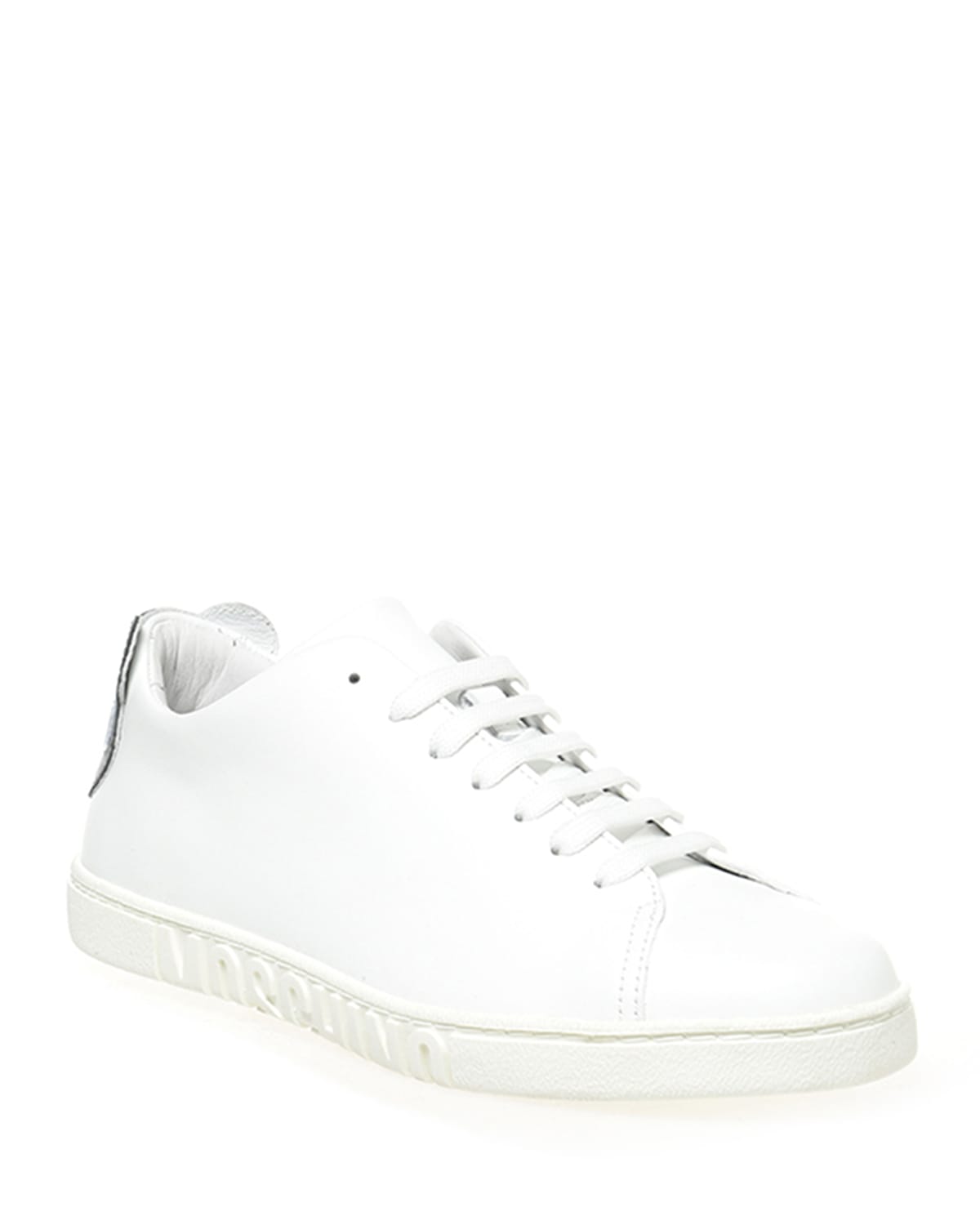 Versace Men's Logo Leather LowTop Sneakers Neiman Marcus