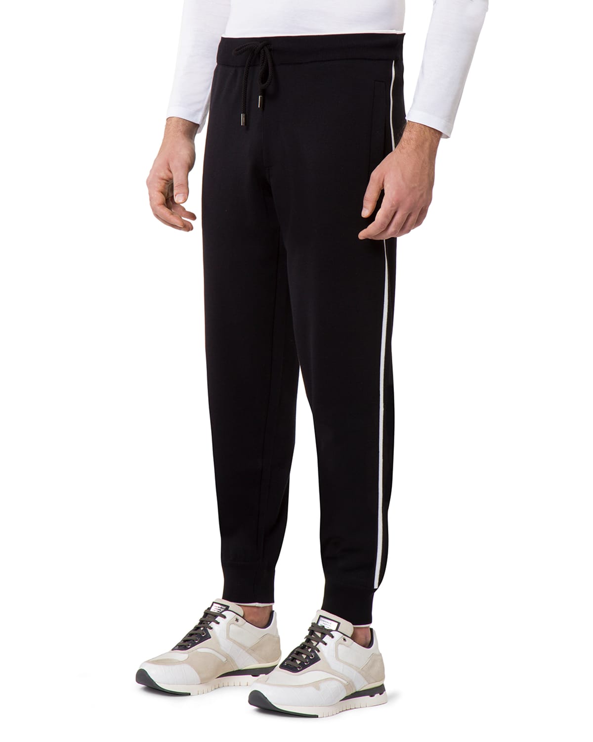 Stefano Ricci Men's Colorblock Jogging Suit Pants | Neiman Marcus