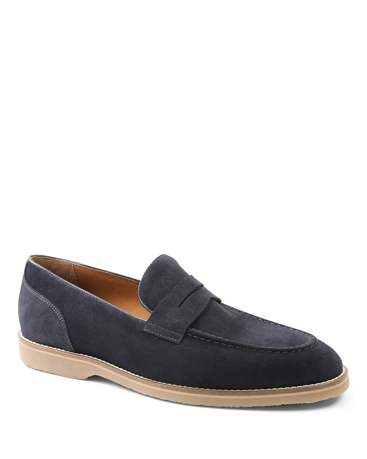 Bruno Magli Men's Silas Suede Penny Loafers | Neiman Marcus