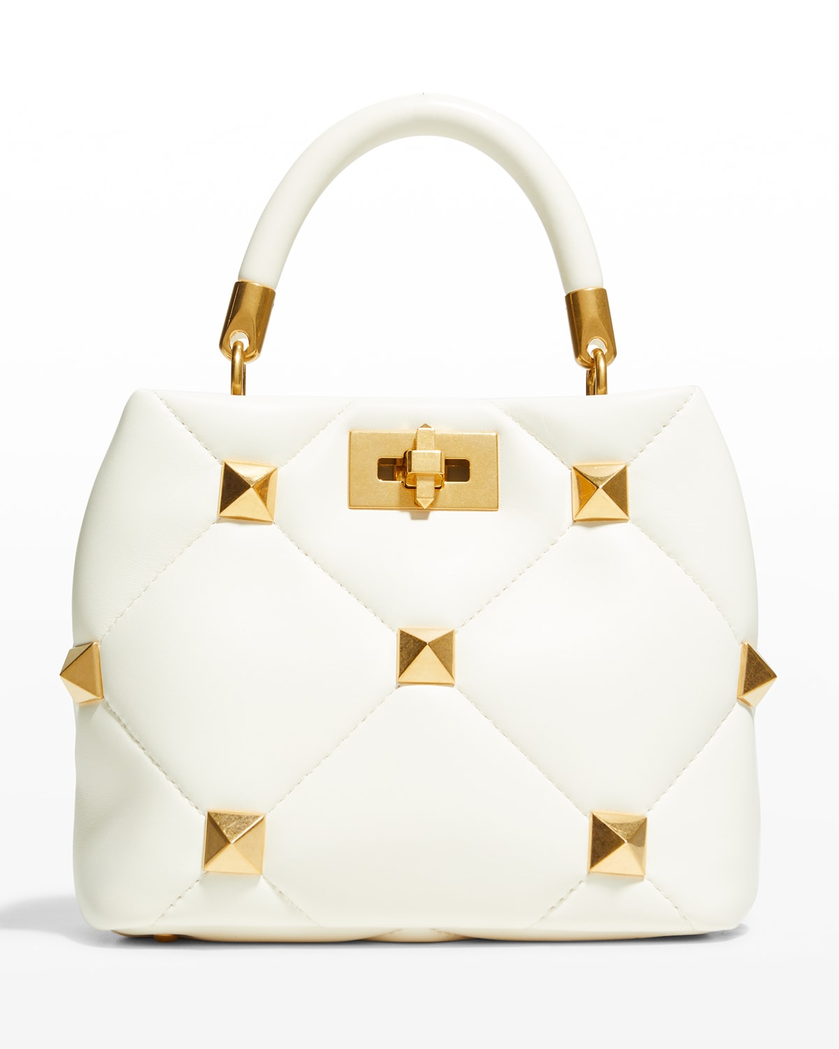 Valentino Garavani Roman Stud Small Quilted Shoulder Bag Neiman Marcus