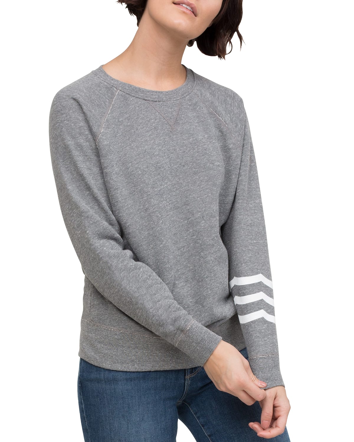 Sol Angeles Mens Tonal Stripe Pullover in Black - FINAL SALE main image 1