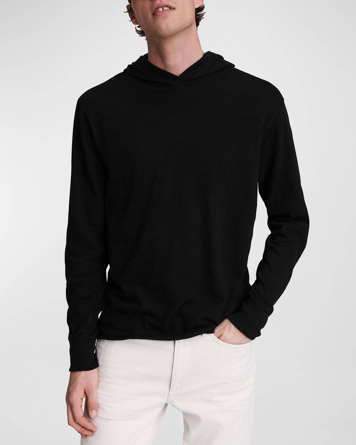 Rag & Bone Men's Flame Jersey Pullover Hoodie | Neiman Marcus