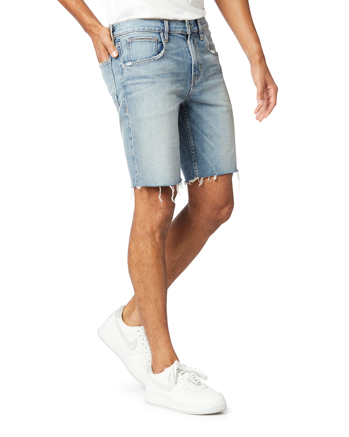 light jean shorts mens