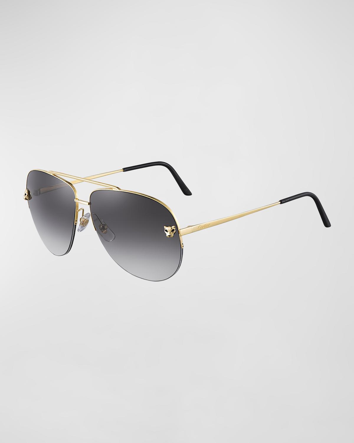 Harry Potter Aviator Sunglasses with UV400 Protection Gold Metal Frame OWL Round Sunglasses Golden Metal Frame UV400 Red Mirror  main image 3