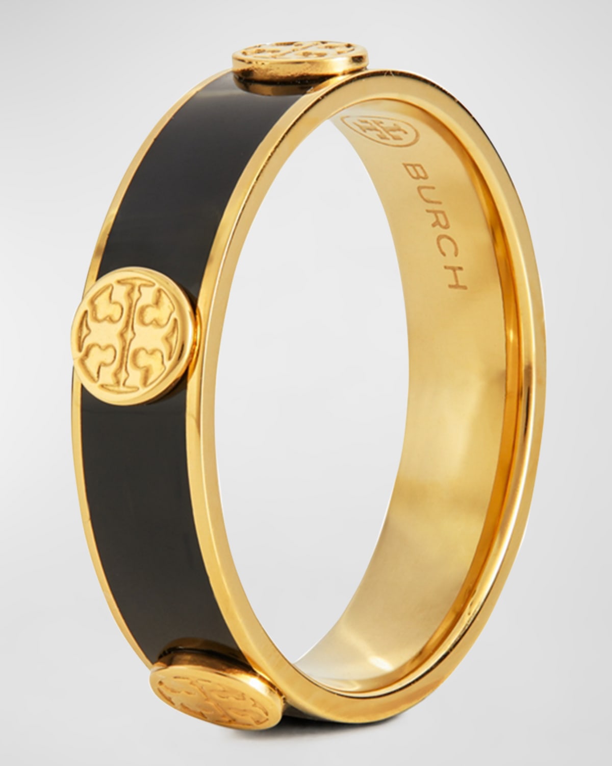 Tory Burch Kira Logo Enamel Ring Neiman Marcus