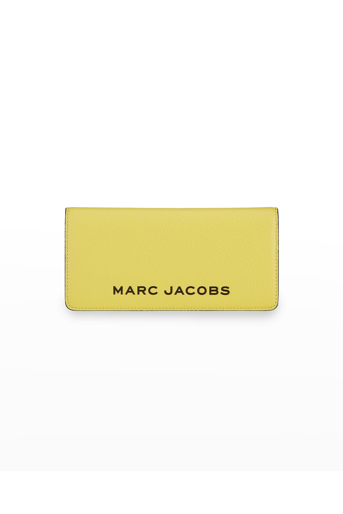 The Marc Jacobs Logo Leather Snap Wallet