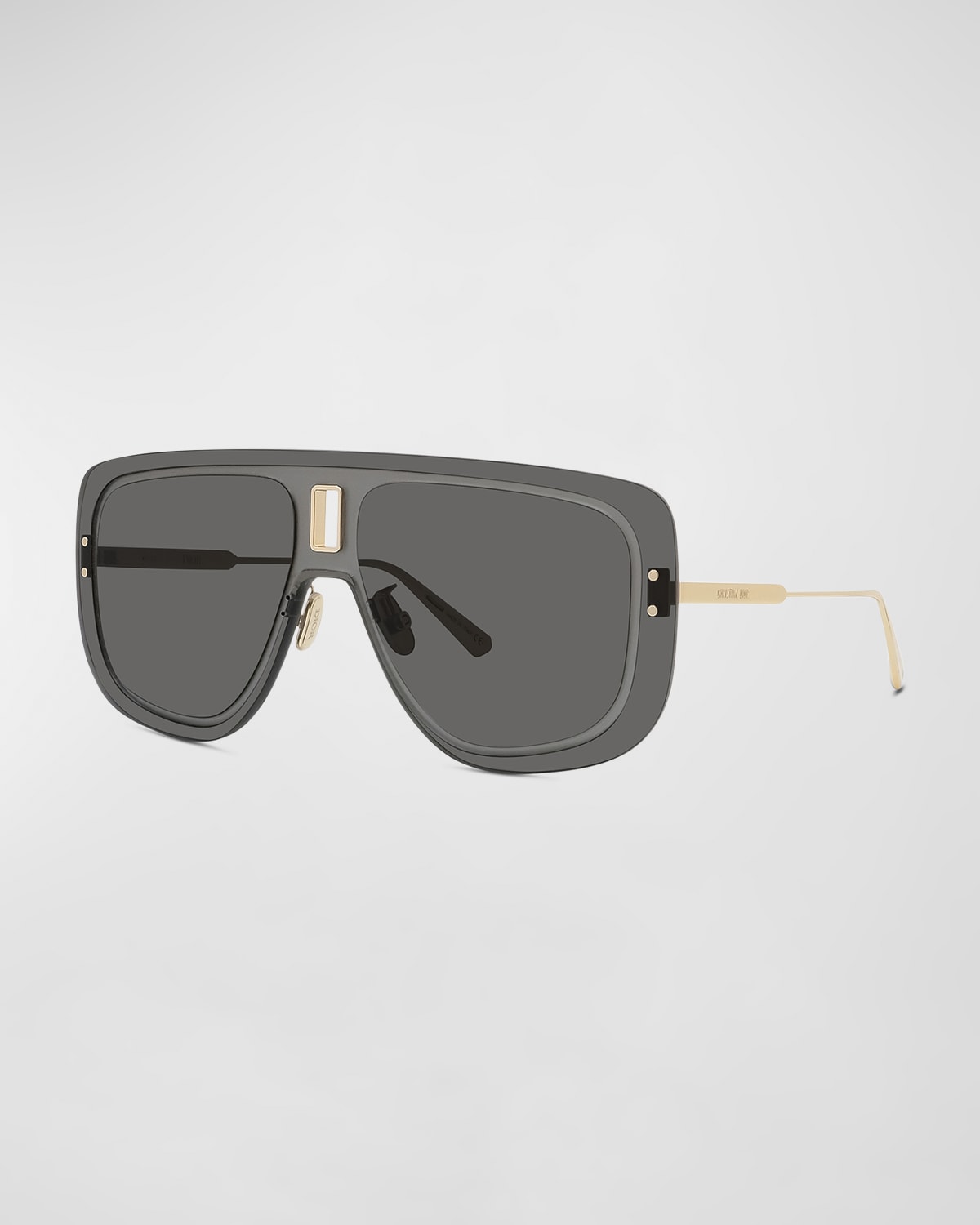 KREWE Earhart 24K GoldPlated Metal Aviator Sunglasses Neiman Marcus