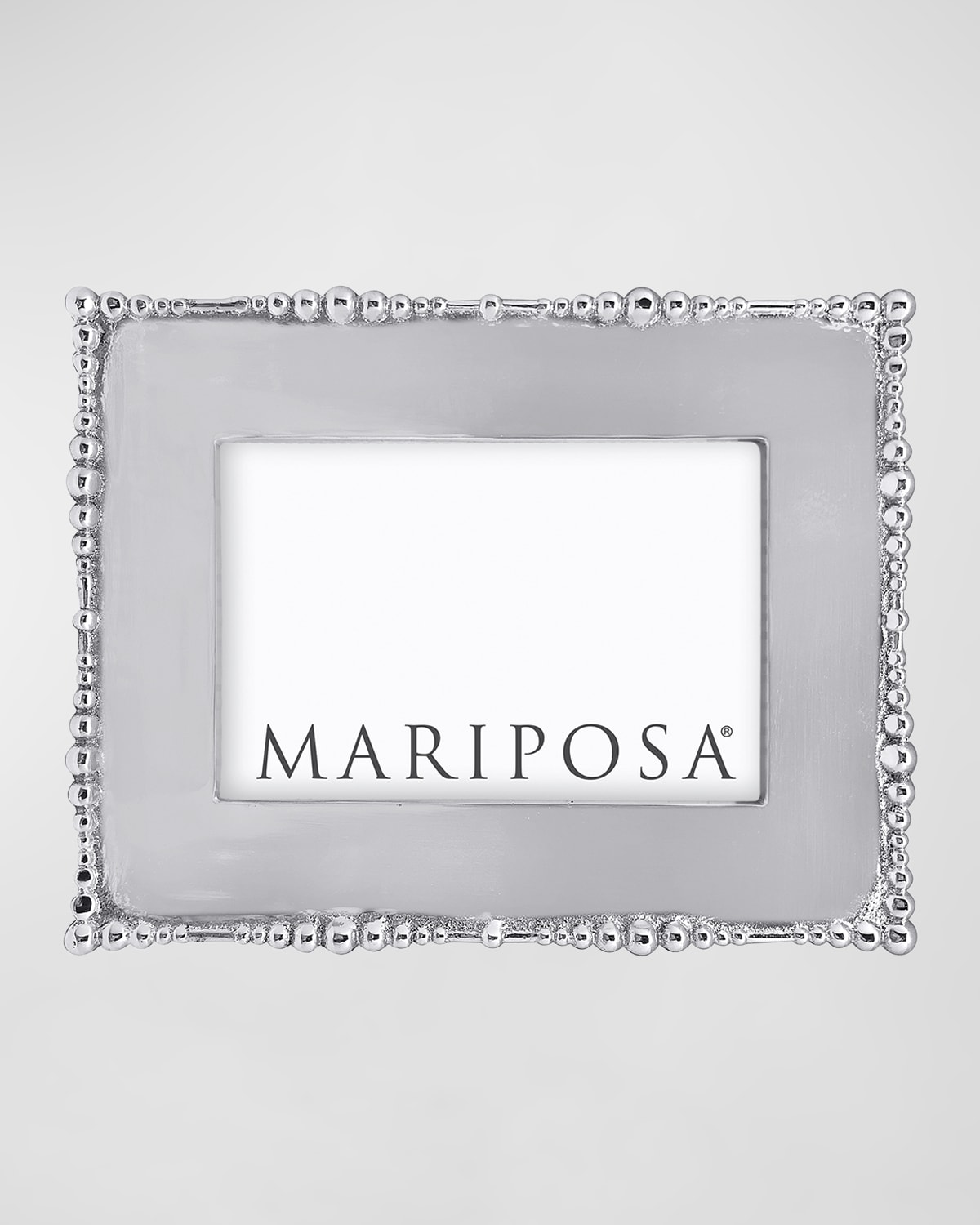 Mariposa Pearled Picture Picture Frame, 4" x 6" Neiman Marcus