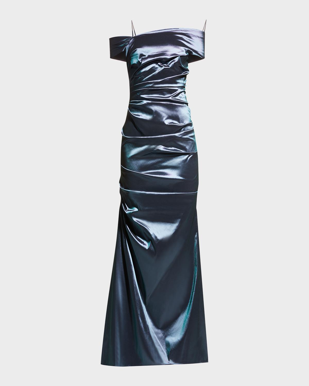 Chemisier Lela Rose - Bleu - Dentelle - Épaules Dénudées - Taille 4 - Neuf Avec étiquette