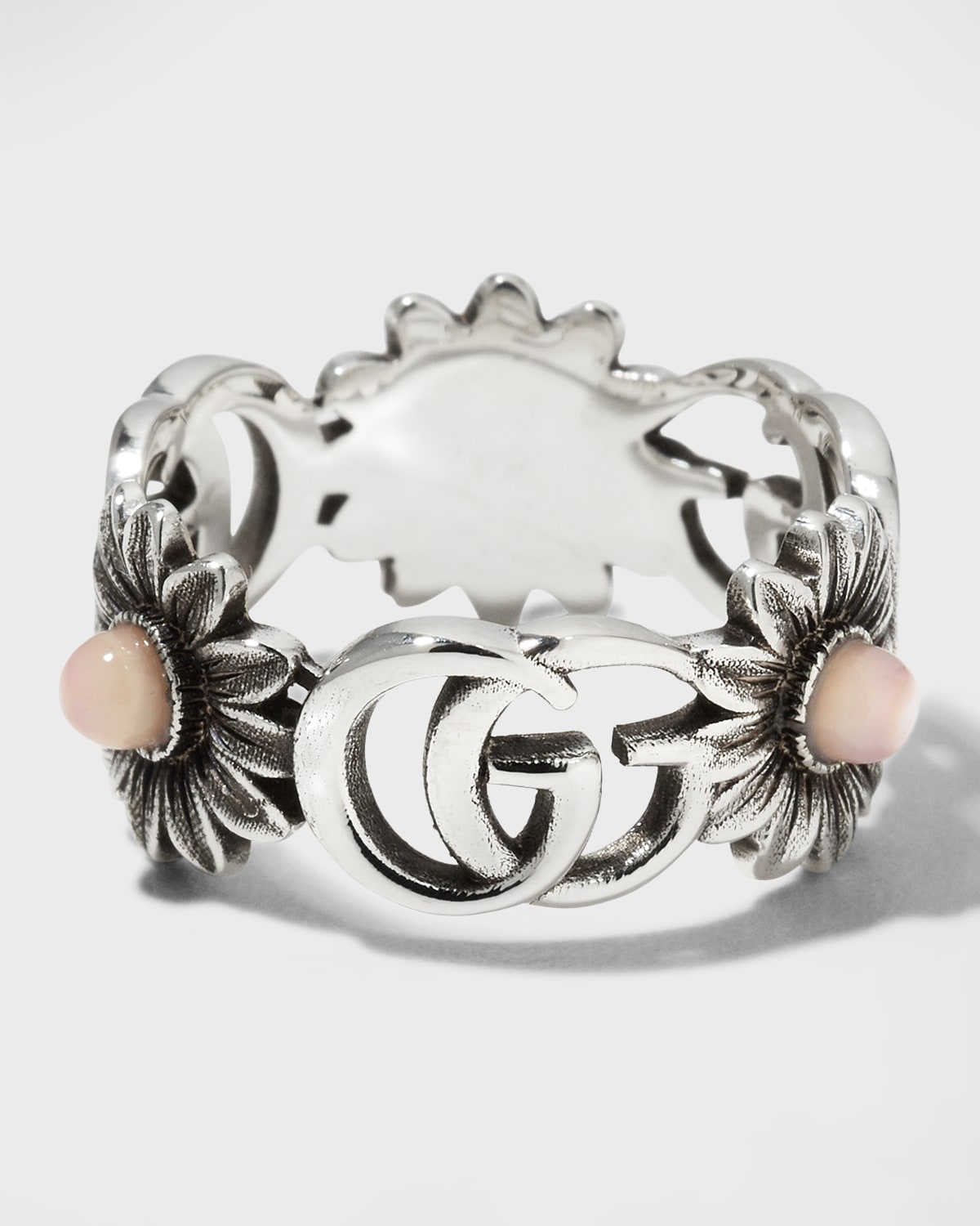 Gucci GG Marmont Key Sterling Silver Ring Neiman Marcus