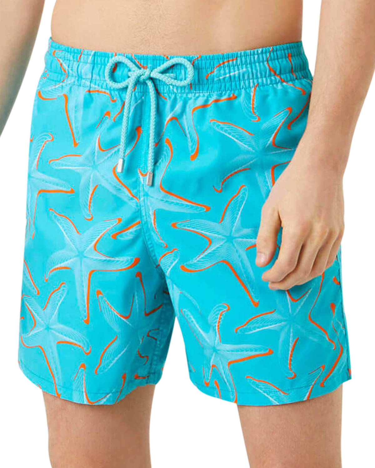 Vilebrequin Men's Large Starfish Swim Trunks Neiman Marcus