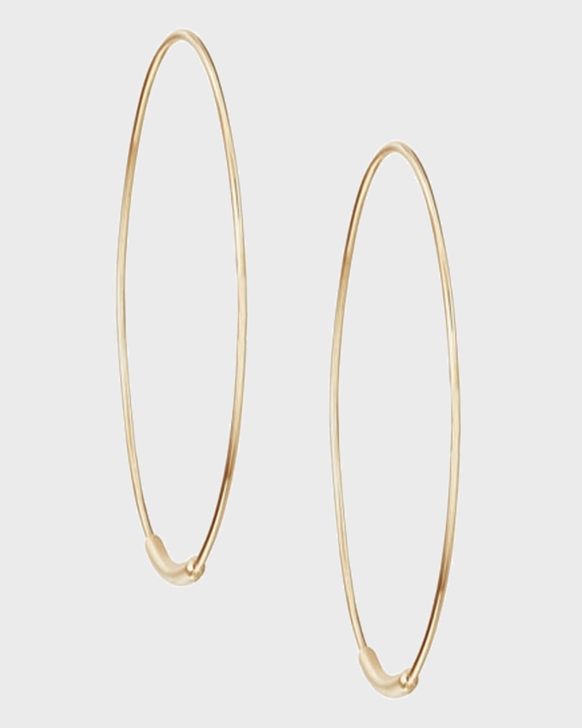 LANA Flat Magic 14K Hoop Earrings | Neiman Marcus