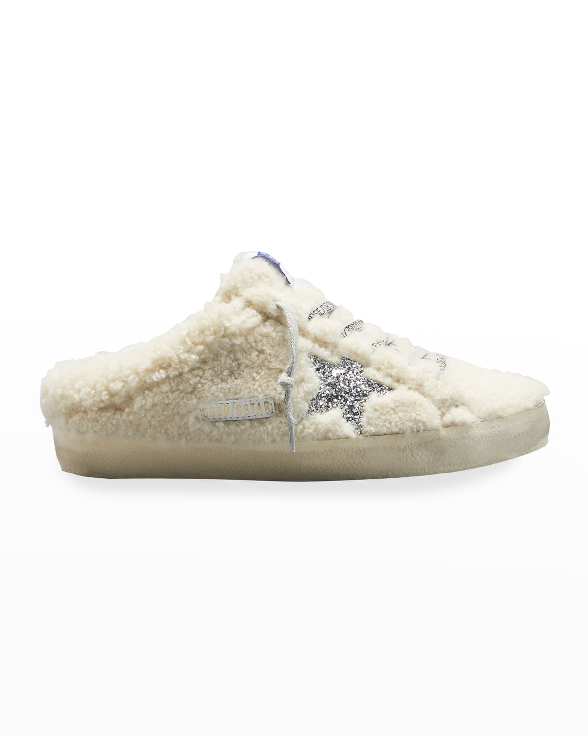 golden goose shearling loafers