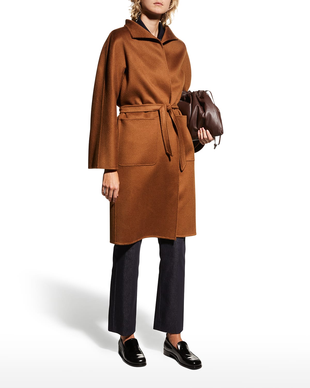 Max Mara Lilia Belted Cashmere Coat