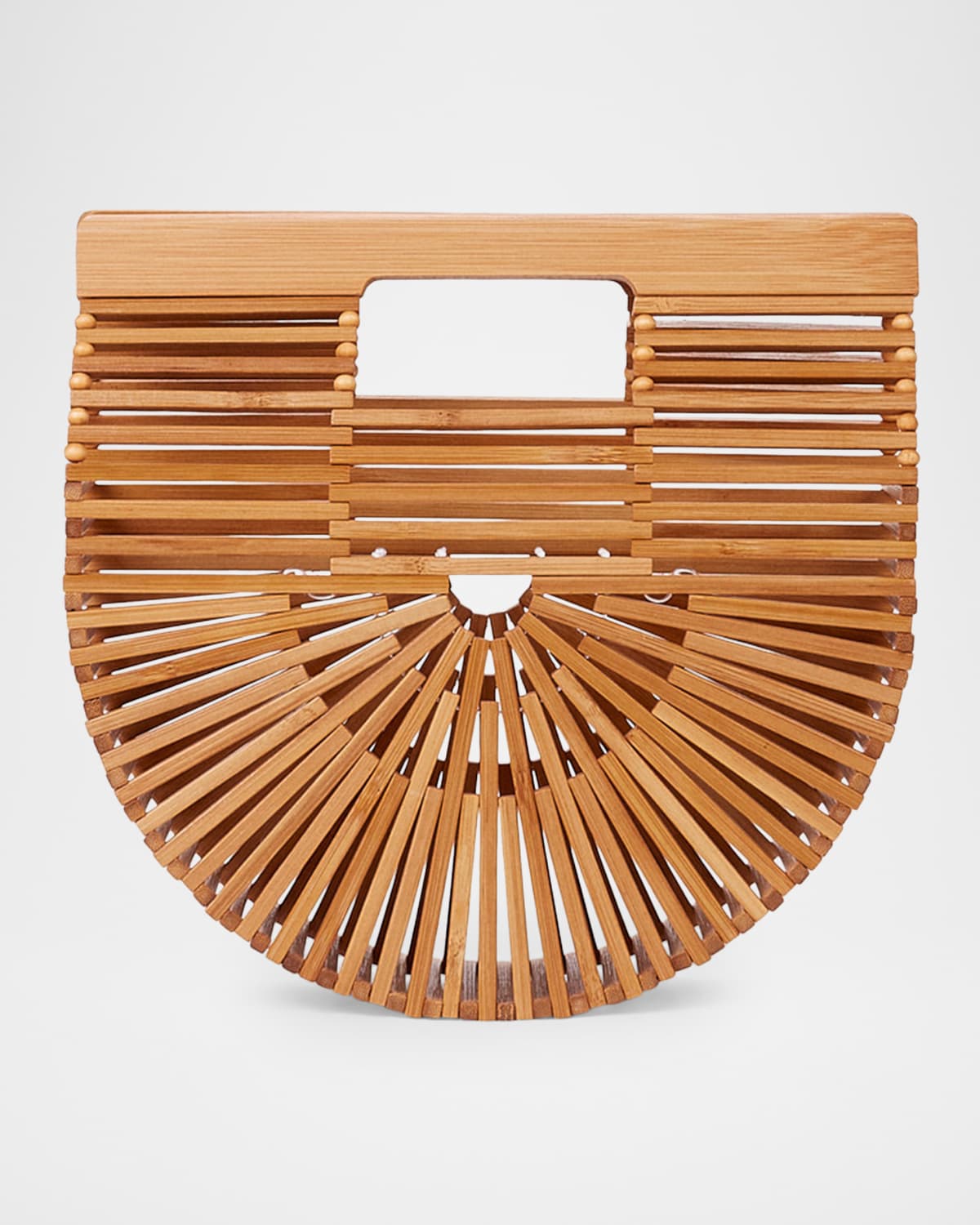 Round Bamboo Ark Hand Bag