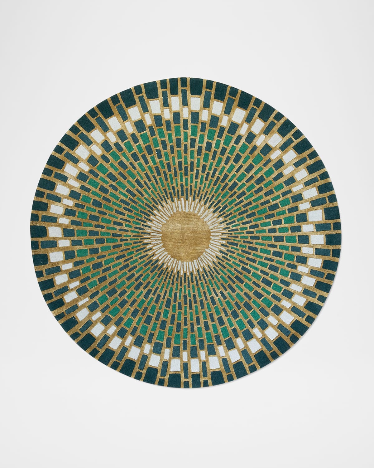 MacKenzieChilds Queen Bee Rug, 6' Octagon Neiman Marcus