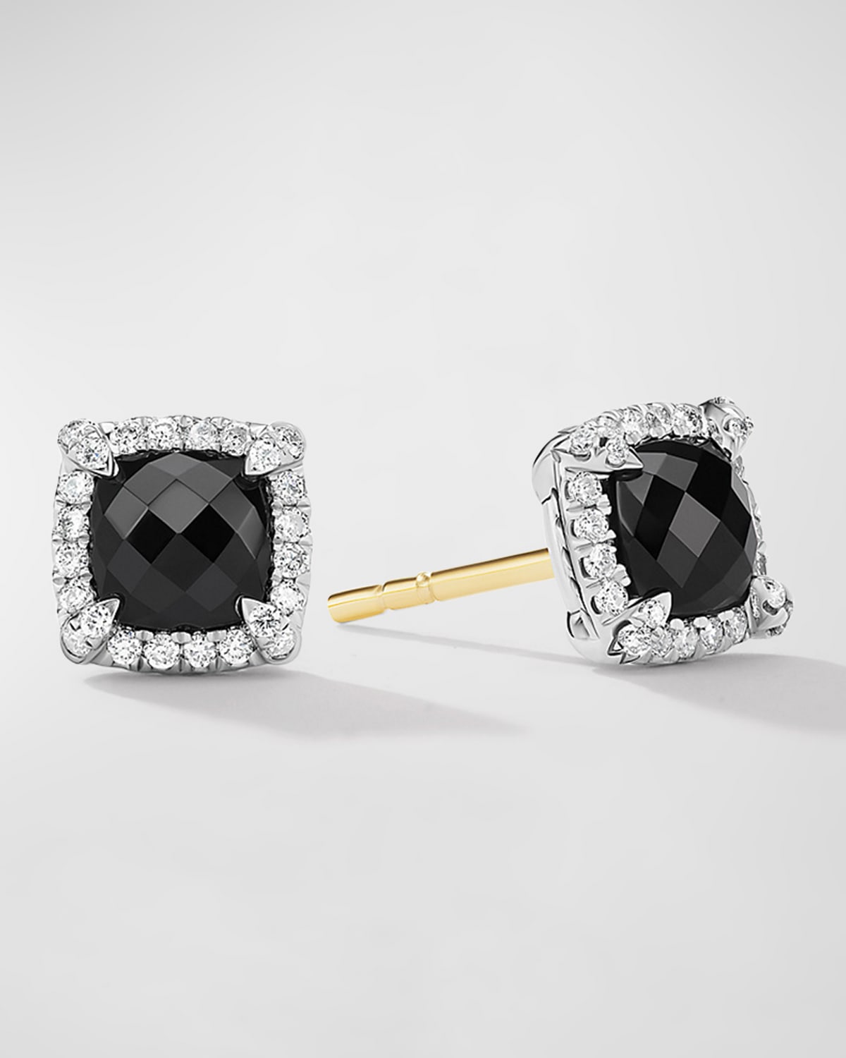 David Yurman Chatelaine Cushion Ring with Gemstone and Diamonds in