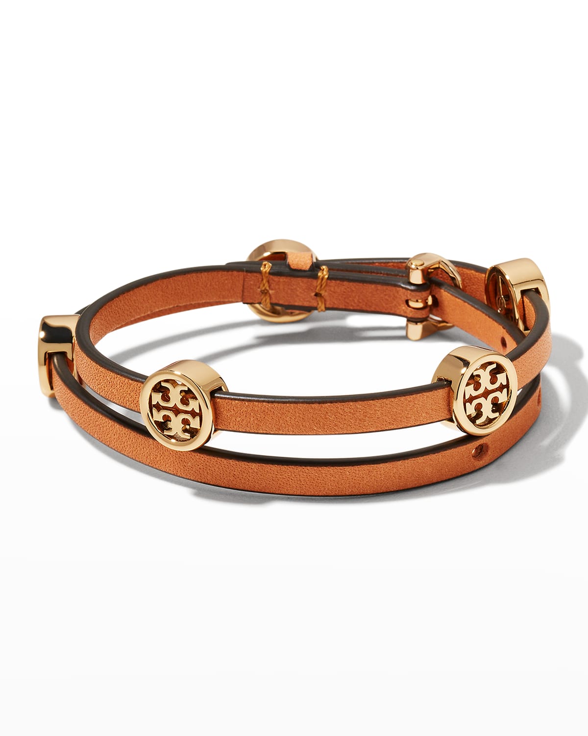 Tory Burch Miller Leather Bracelet Neiman Marcus