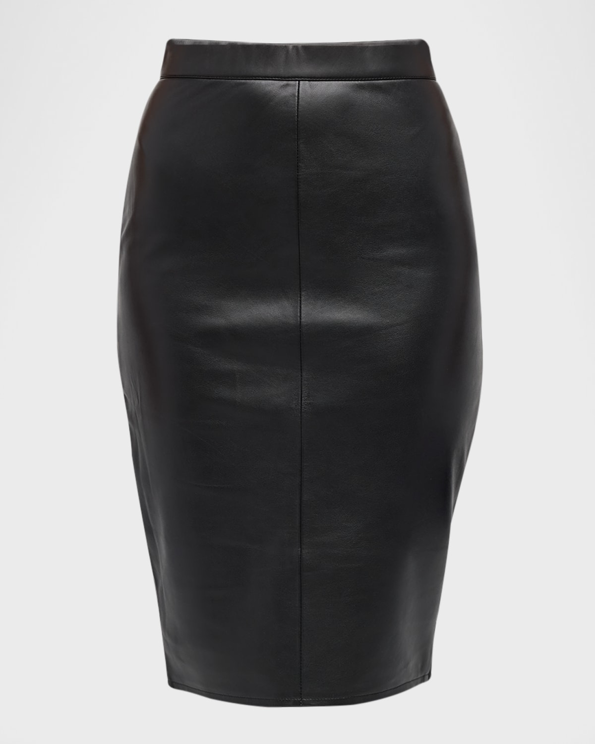 AS by DF Fallon Asymmetric Recycled Leather Skirt | Neiman Marcus