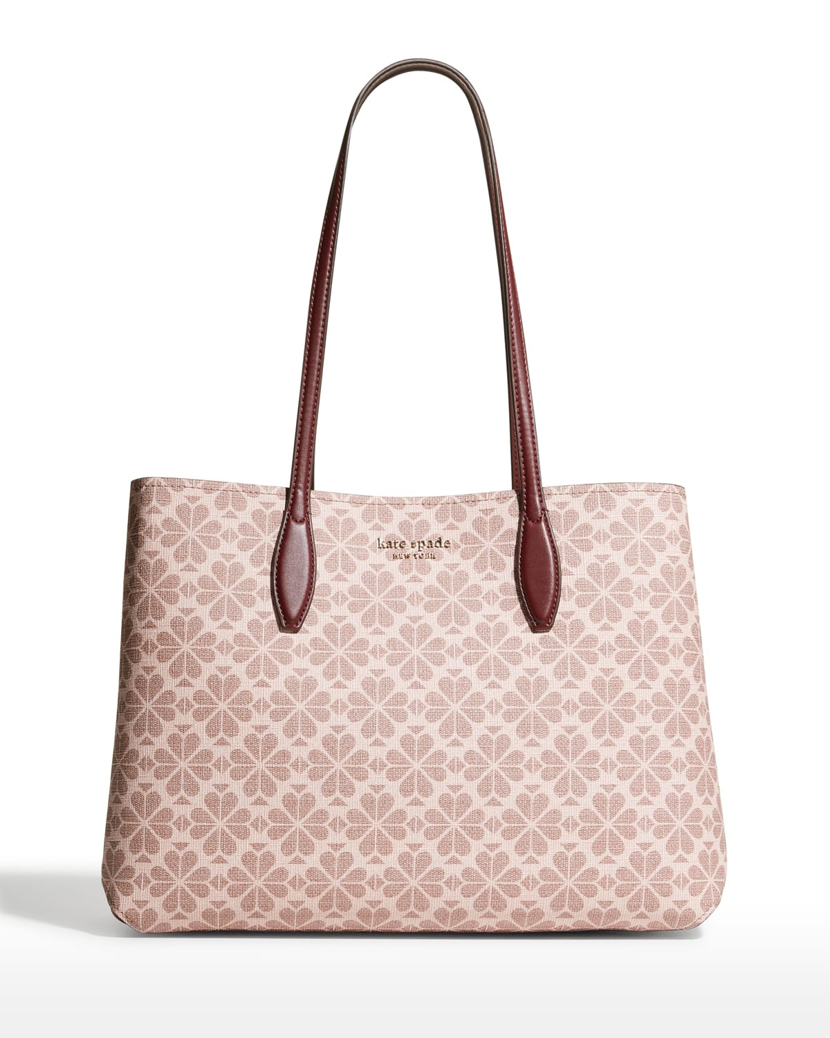 kate spade new york medium monogram coated canvas tote bag Neiman Marcus