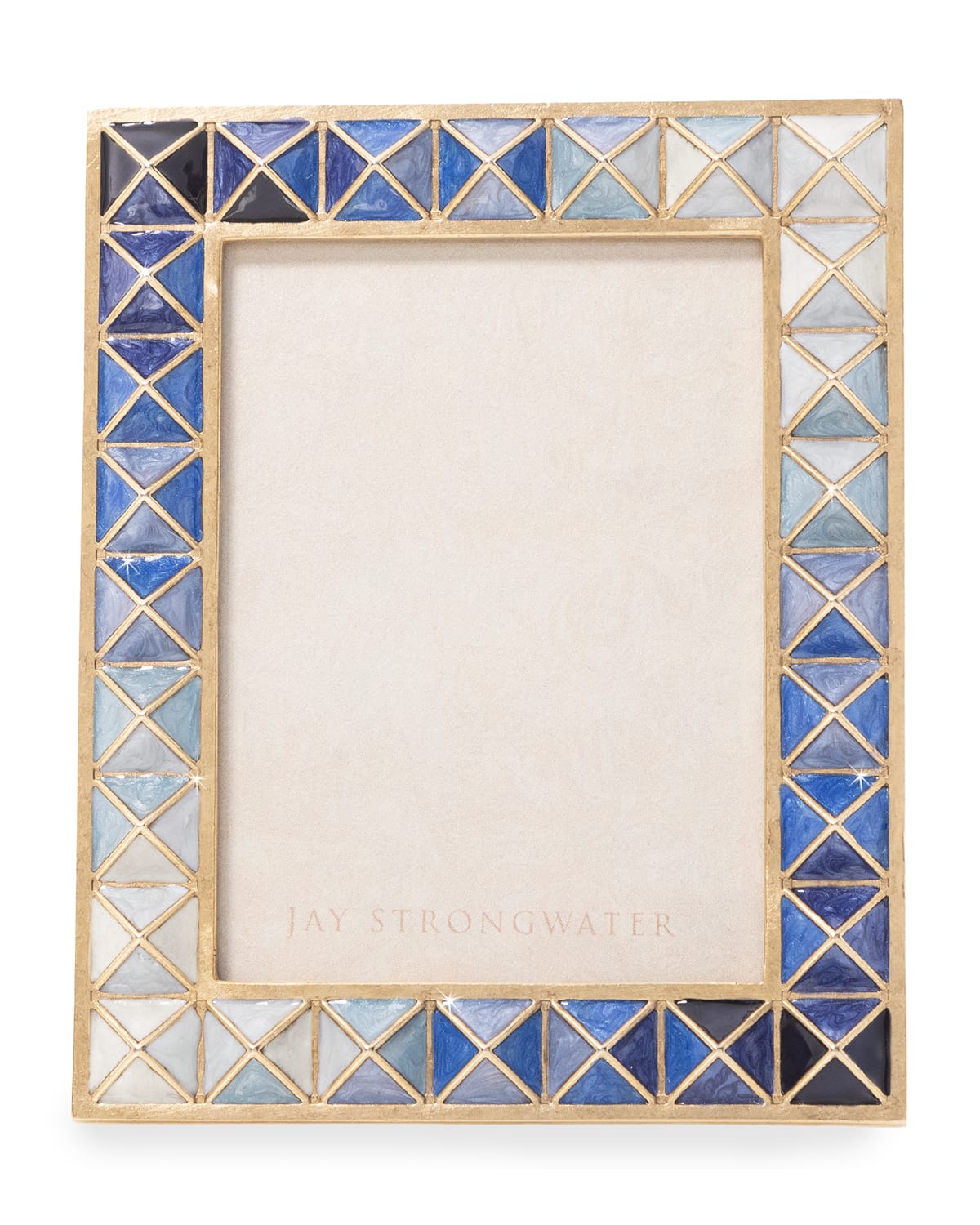 Jay Strongwater Pyramid Frame, 3" x 4" Neiman Marcus