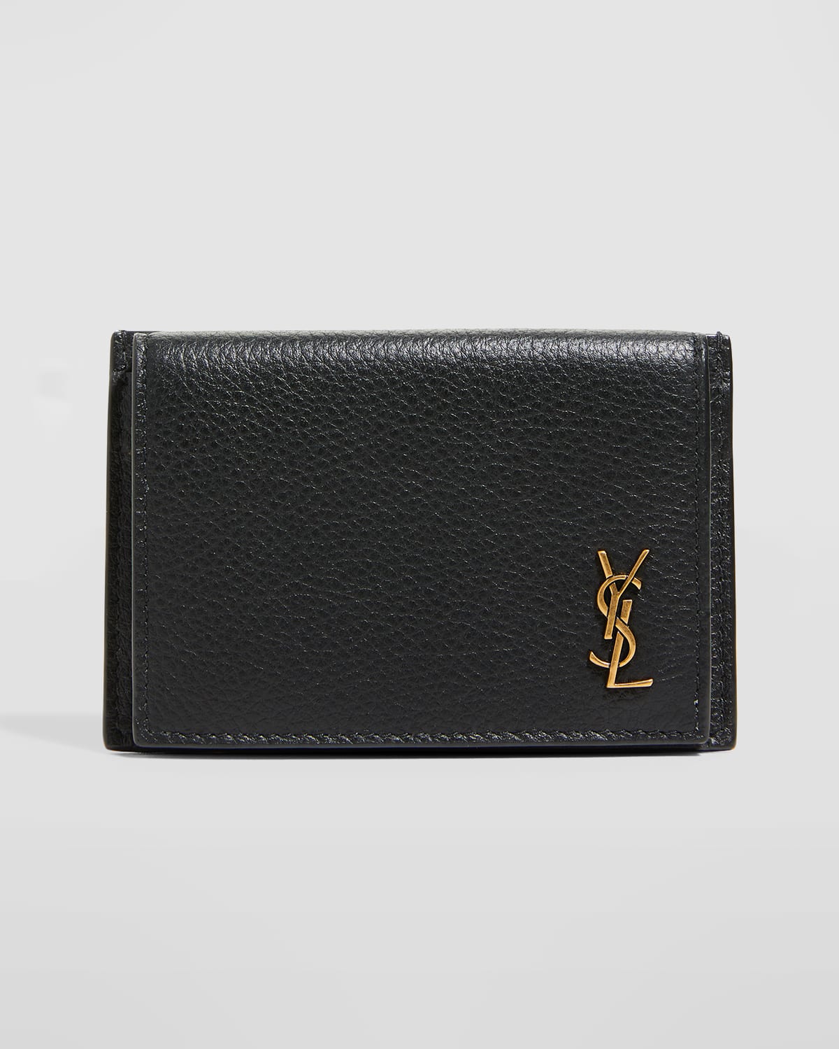 Saint Laurent YSL Monogram Zip Card Case Neiman Marcus