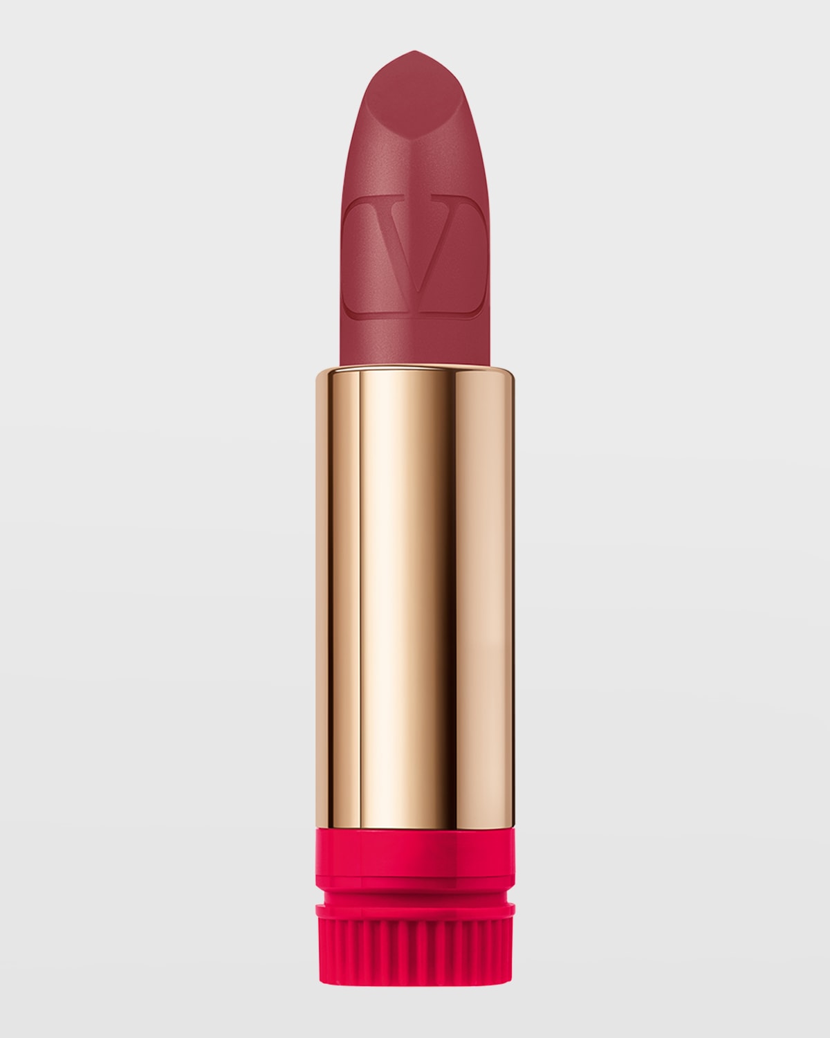 Valentino Rosso Matte Valentino Refillable Lipstick | Neiman Marcus