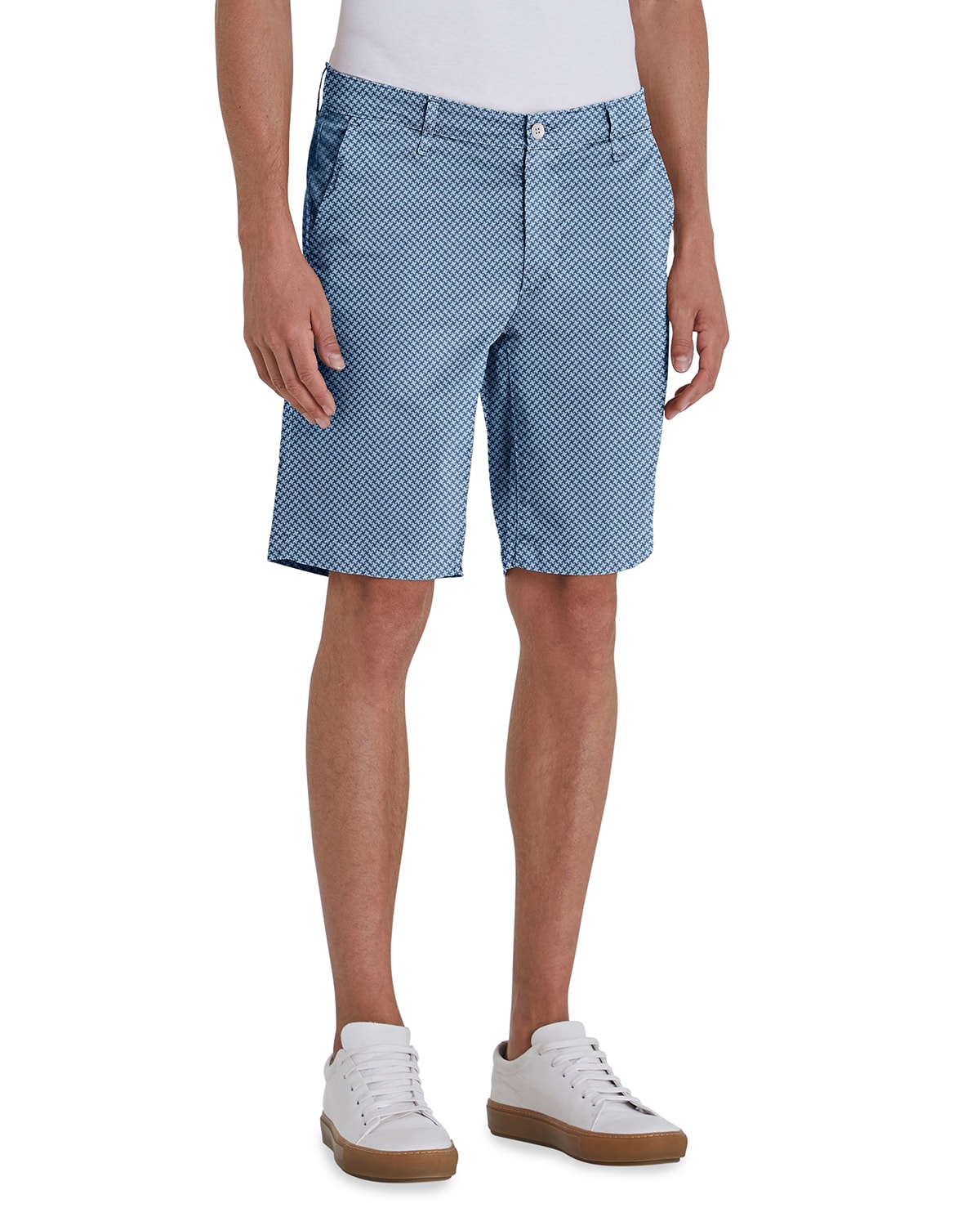 AG Jeans Griffin Flat-Front Shorts | Neiman Marcus