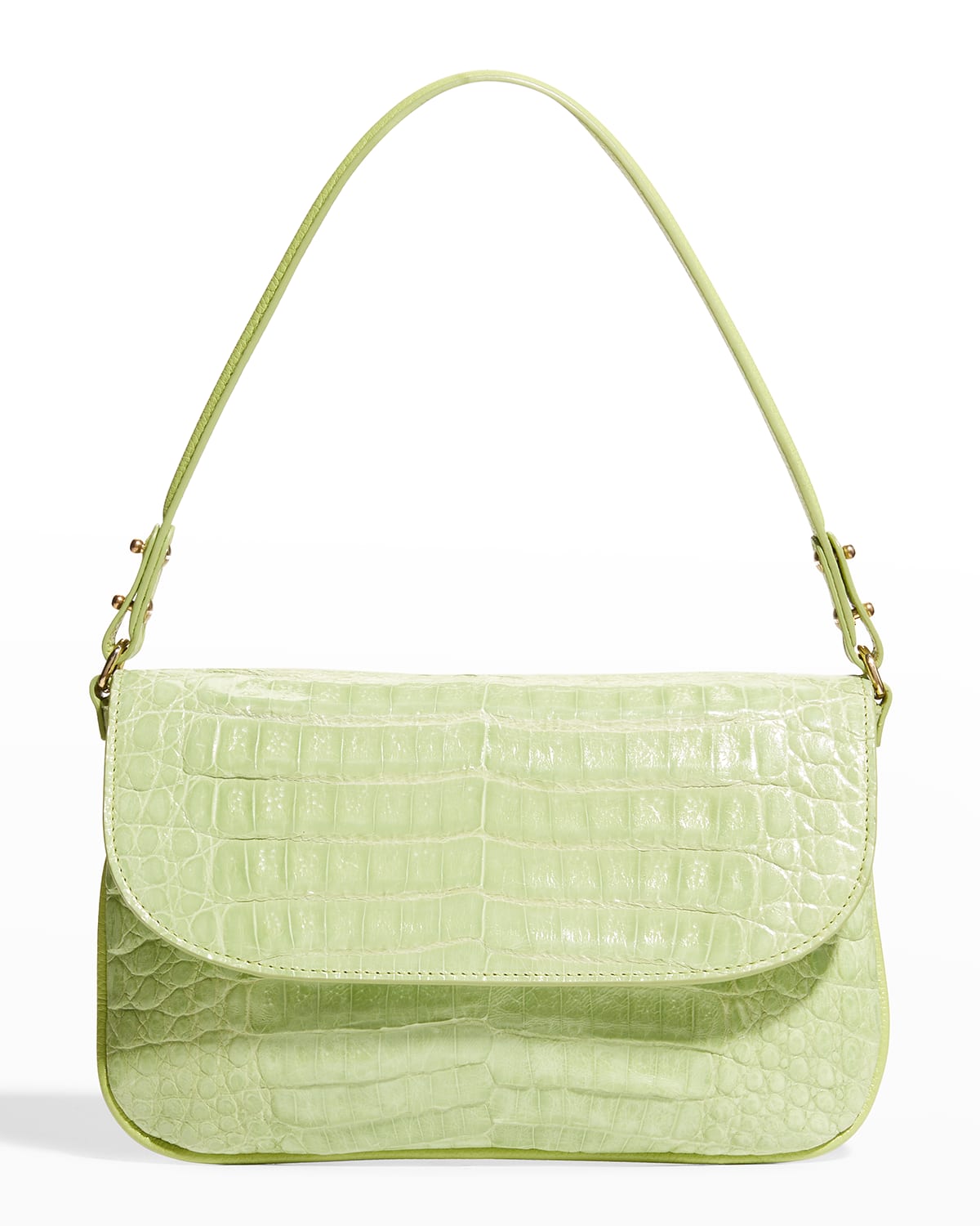 Maria Oliver Gracia Crocodile Clutch Bag | Neiman Marcus