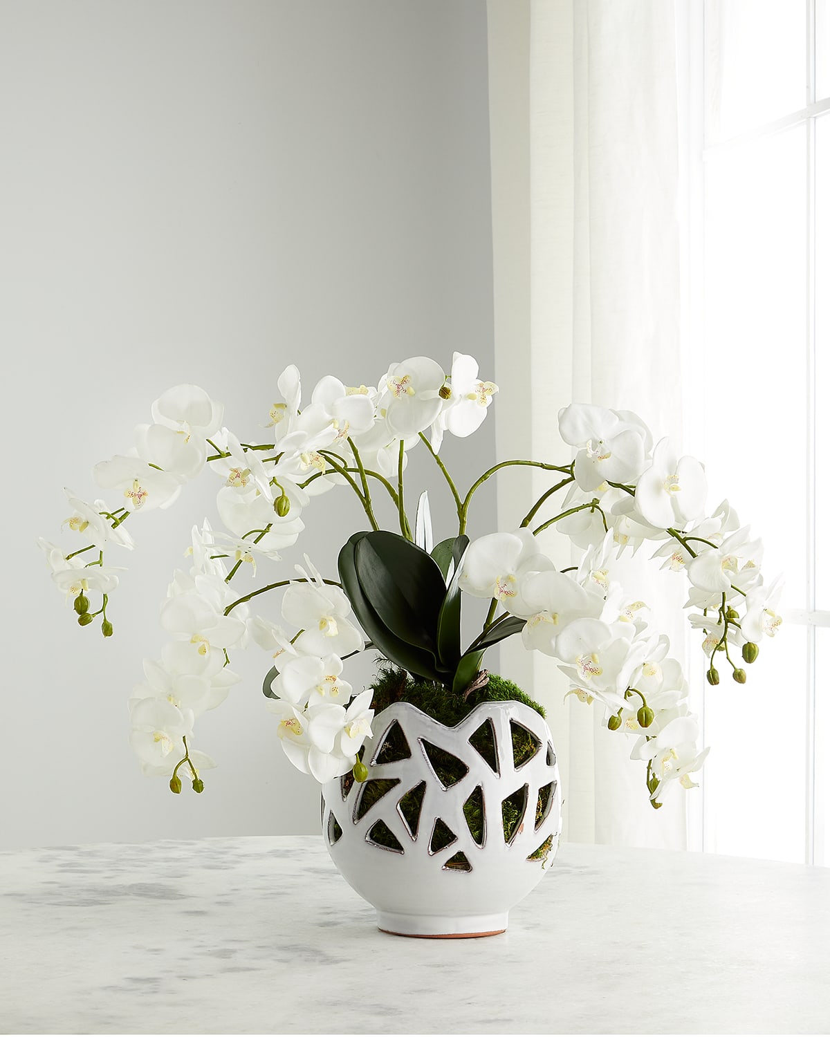 John-Richard Collection Orchid Collage Faux-Floral Arrangement | Neiman ...