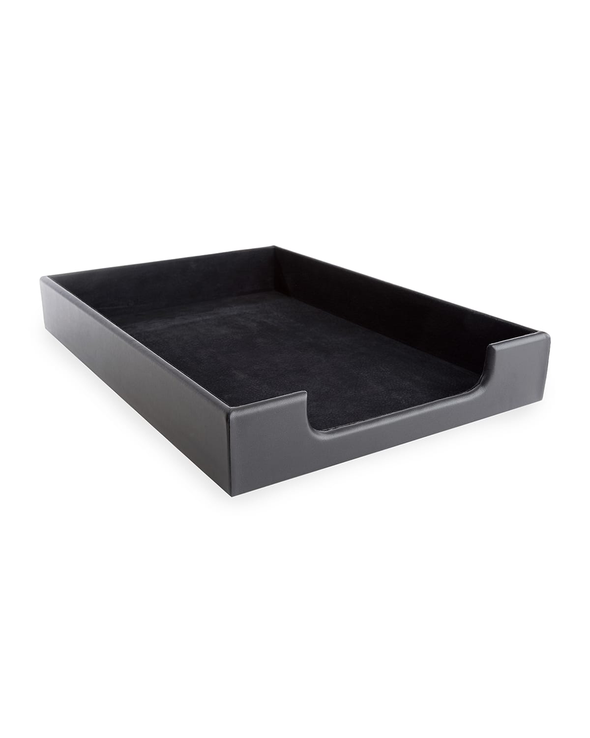 ROYCE New York Personalized Leather Note Desk Tray | Neiman Marcus