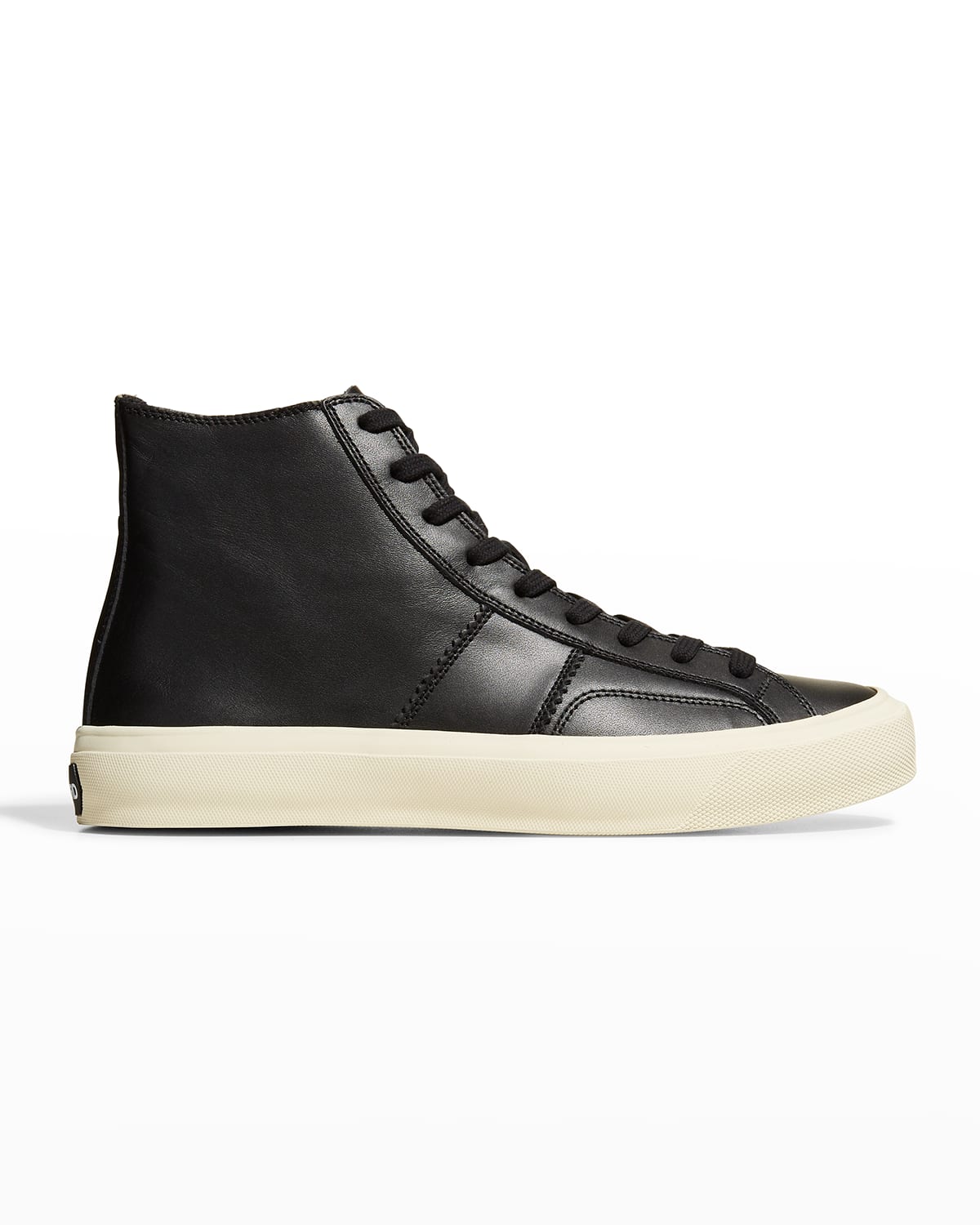 mens leather hightops