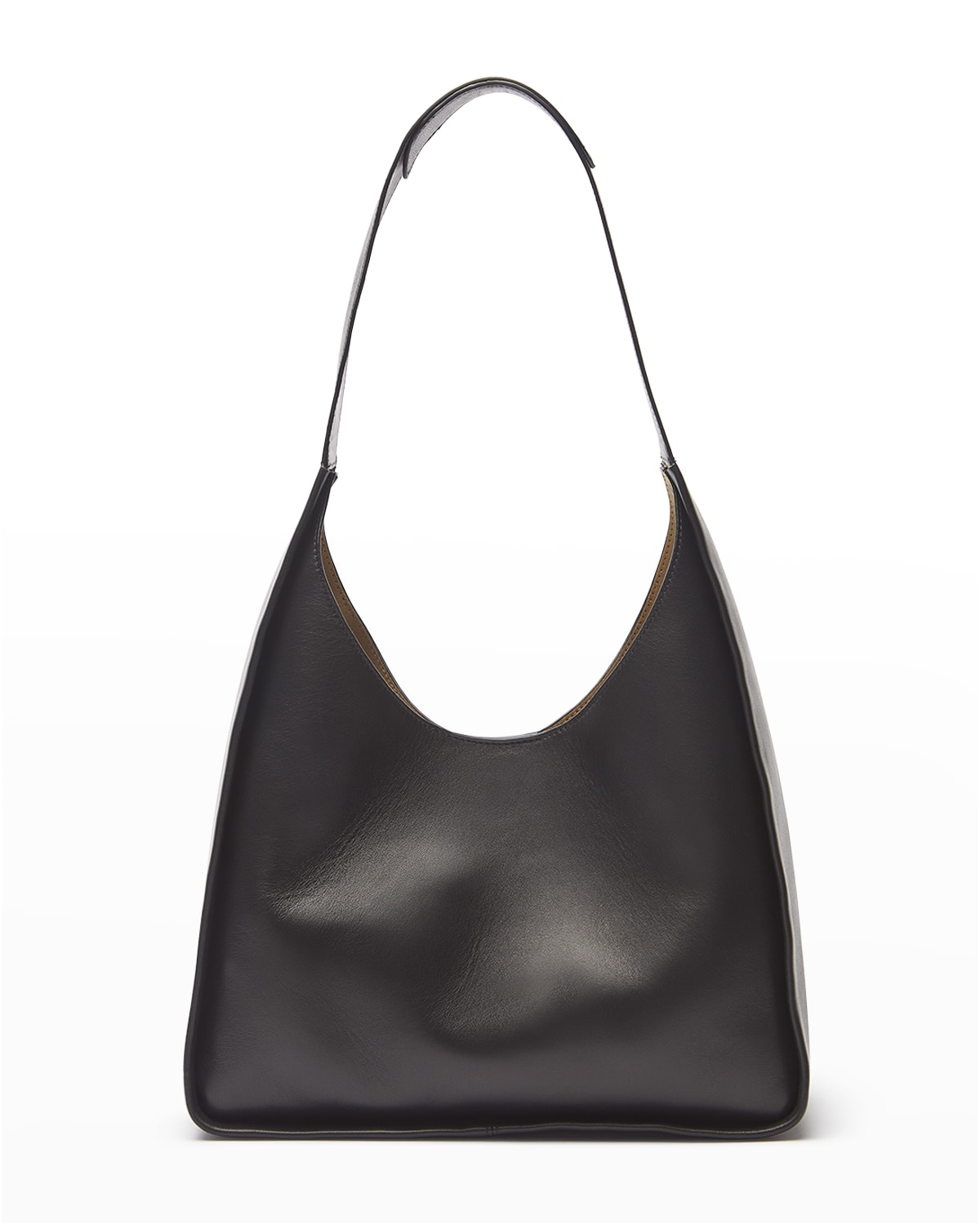Carolina Santo Domingo Salma Leather & Raffia Shoulder Bag | Neiman Marcus