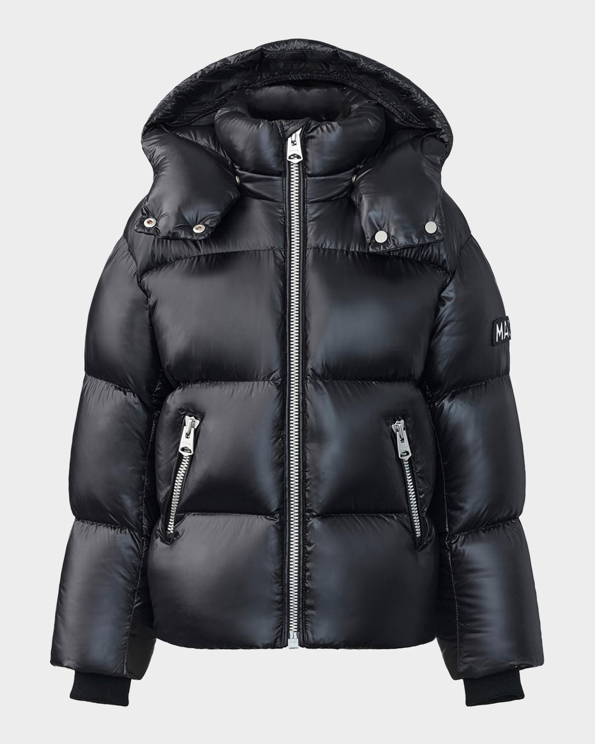MACKAGE 키즈 제시 로고 퀼팅 자켓