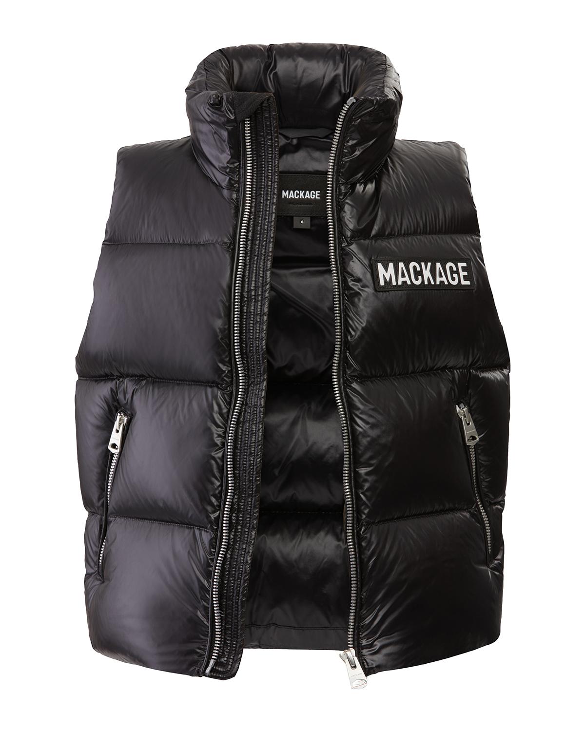 MACKAGE 키즈 찰리 퀼팅 로고 조끼 2-6